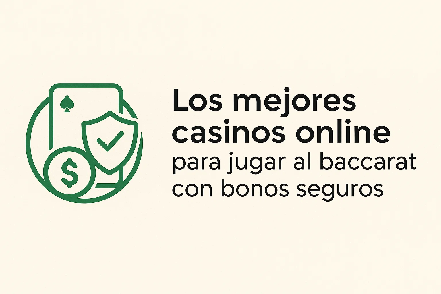 Los mejores casinos online para jugar al baccarat con bonos seguros